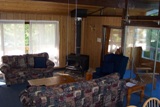 seguin 2 bedroom suite with large living room with pull out sleeper sofa, waterfront inns otter lake, hotel accommodations,ontario inn, hotels in northern ontario, inns, hotels in ontario